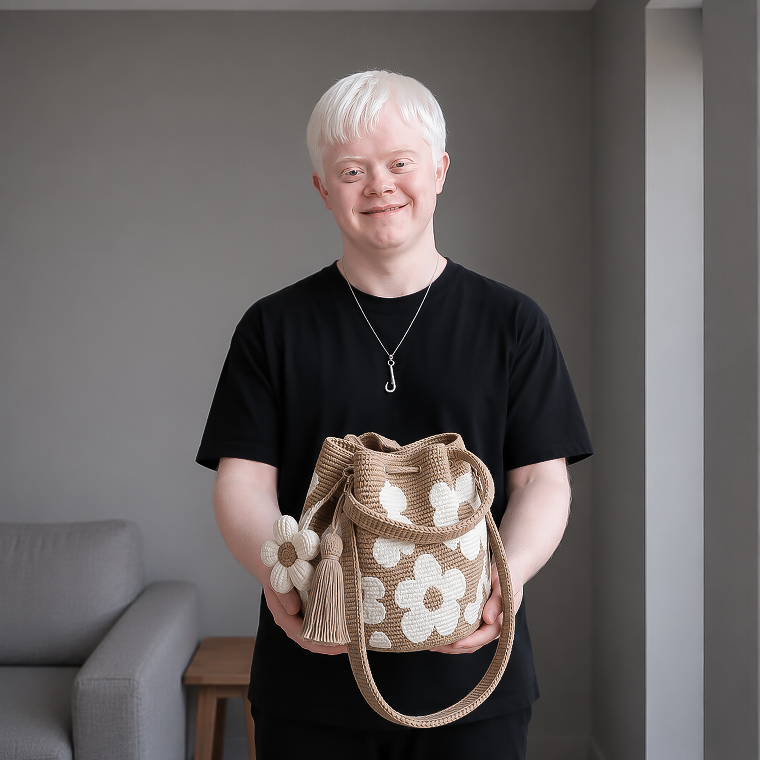 Noah 's Handmade Flower Bag With Love