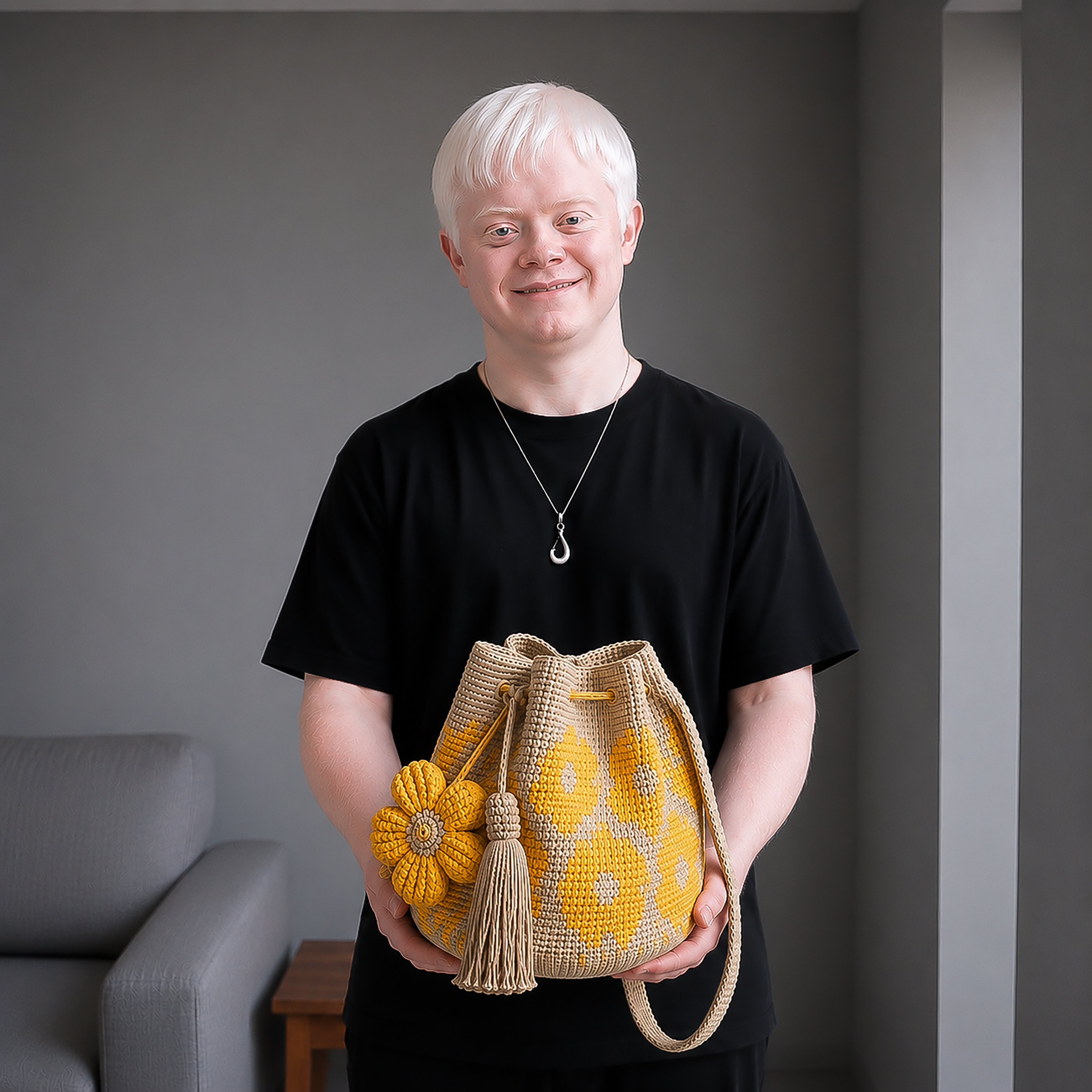 Noah 's Handmade Flower Bag With Love