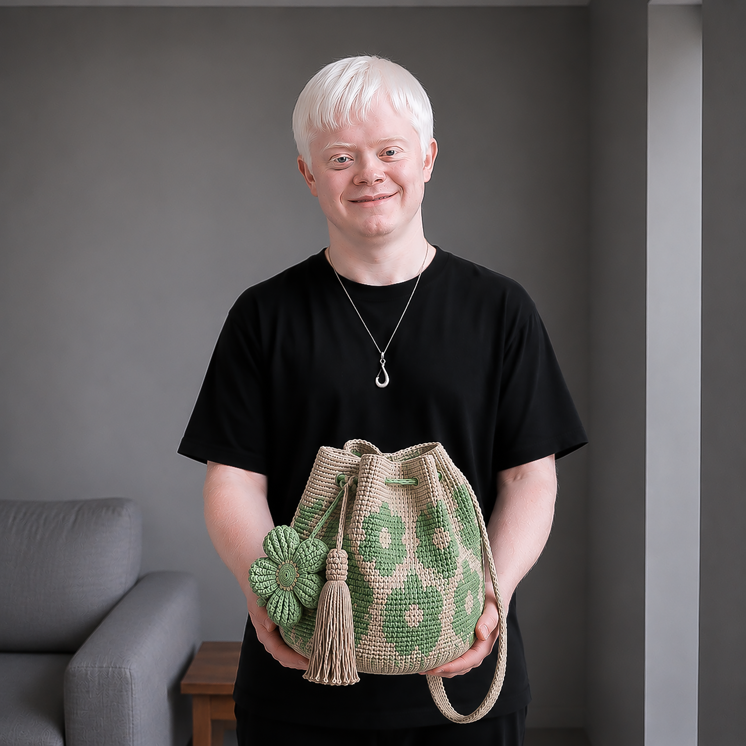 Noah 's Handmade Flower Bag With Love